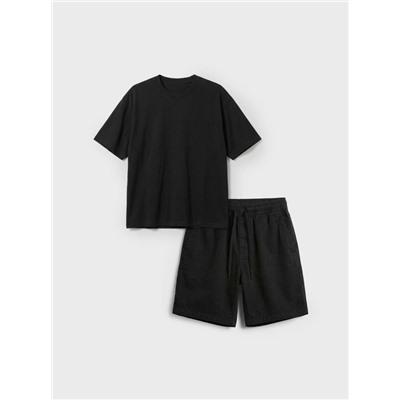 Комплект трикотажный для женщин: фуфайка (футболка), шорты