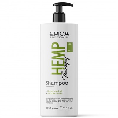 EPICA Шампунь для роста волос Hemp Therapy Organic 1000 мл