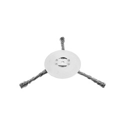 Катушка для триммера ТУНДРА, витая проволока, 3 луча, посадочное отверстие 5 мм