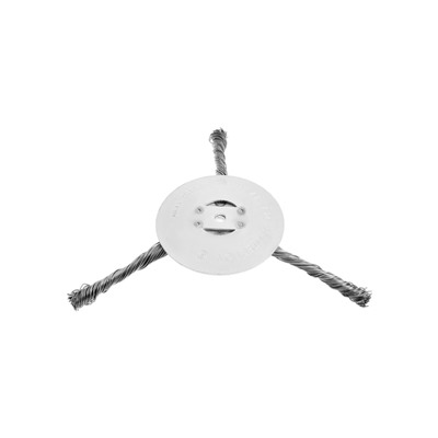 Катушка для триммера ТУНДРА, витая проволока, 3 луча, посадочное отверстие 5 мм