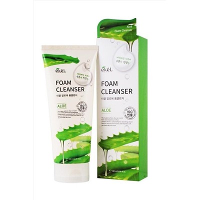 Ekel Пенка для умывания с экстрактом алоэ, 180 мл KRISTALLER, 1112792