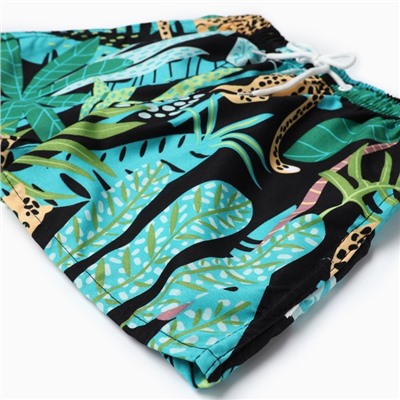 Купальные трусы детские MINAKU «Леопард» рост 110-116 см