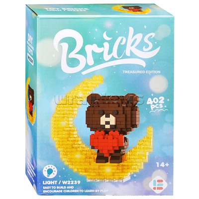 Конструктор "Лунный медведь" (402 дет.) в коробке