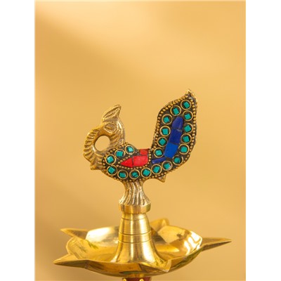 Подставка под благовония «Павлин», 11×11×29.5 см, латунь