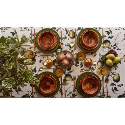 Скатерть Этель «Груши» 149×220 см, 100% хлопок, саржа 190 г/м²