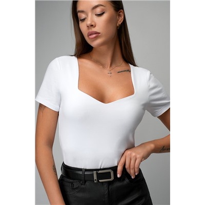 Женская футболка с глубоким вырезом Happyfox