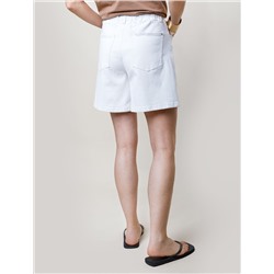 Шорты из эластичного денима