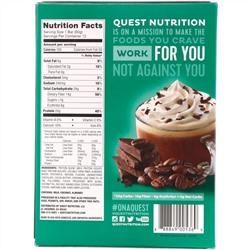 Quest Nutrition, протеиновый батончик, со вкусом мокка и шоколада, 12 батончиков, весом 60 г (2,12 унции) каждый