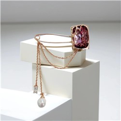 Брошь с кристаллами Swarovski