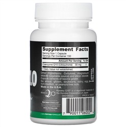 Jarrow Formulas, Co-Q10, 30 мг, 150 капсул
