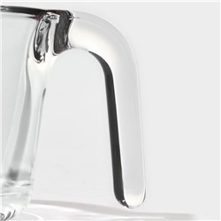 Кувшин мерный Доляна «Классика», 500 мл, 18×13×9 см, жаропрочное стекло, прозрачный