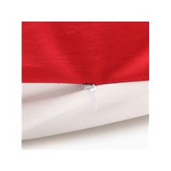 Наволочка декоративная новогодняя «Этель. Зайчик» 40×40 см, велюр