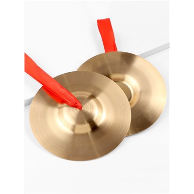 Музыкальные тарелки ручные Music Life, 18 см, набор 2 шт.