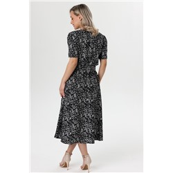 Платье штапель  6114/01/Черный