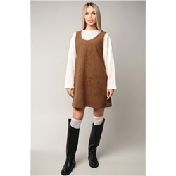 Женское офисное платье - сарафан Happyfox