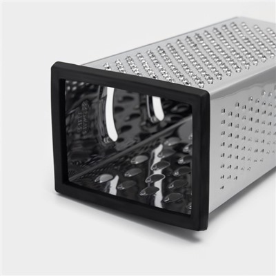 Тёрка Magistro Gate, 4 грани, 10.5×8.5×24.5 см, чёрная