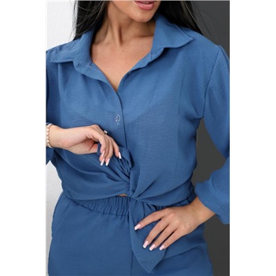 Комплект 52287 (шорты _ рубашка) (Индиго)