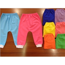 Ползунки-штаны однотонные (кулирка)