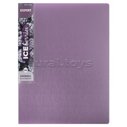 Папка с металлическим прижимом A4 700 мкм. 20 мм лён 1 шт. ежевика Trend ICEberries