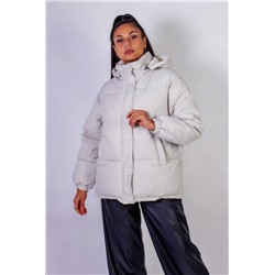 Куртка на меху с капюшоном Евро-зима арт.506 (Бежевый)