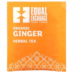 Equal Exchange, Organic Ginger, Herbal Tea, Caffeine Free, 20 Tea Bags, 1.05 oz ( 30 g)