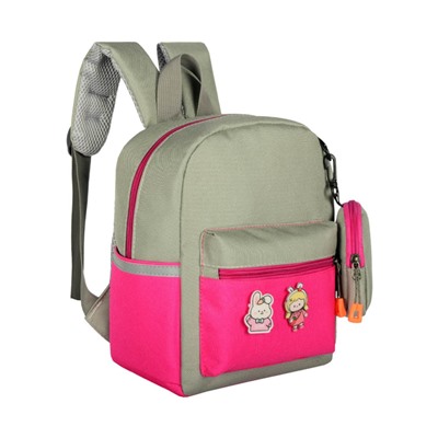Рюкзак CANGO Can-006 серо-малиновый