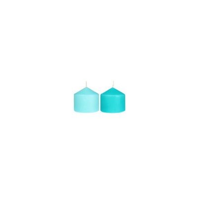 Свеча столбик 6,8x7см, цвет тиффани, 2 отттенка LADECOR Нежность