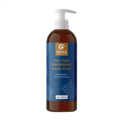 Maple Holistics, Tea Tree Peppermint Hand Soap, 8 oz (236 ml)