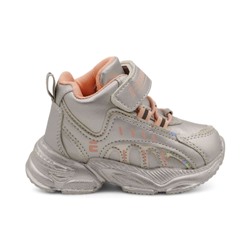 Кроссовки детские высокие С8985-15 серебряные