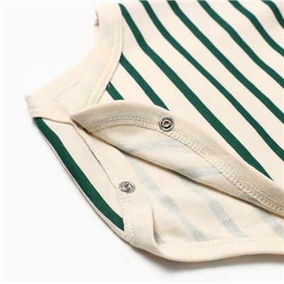 Боди с длинным рукавом «Крошка Я» Oranges, размер 62-68, молочное