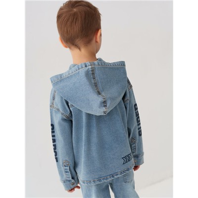 Куртка текстильная джинсовая для мальчиков
