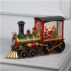 Светодиодная фигура «Паровоз» 31×17×10 см, пластик, батарейки ААх3 (не в комплекте), USB, свечение тёплое белое