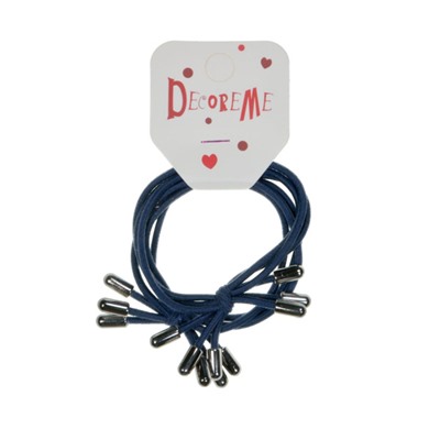 Резинка для волос 2 шт МИКС "BLACK IS COOL" 2-712/12 DecoreMe