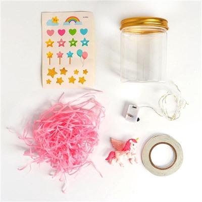 УЦЕНКА Набор для творчества Волшебный ночник, единорог