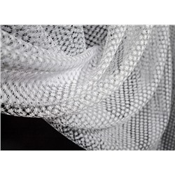 Метраж,
                                                                                        арт.  328100/250/2, сеточка СНЕЖИНКА, цвет кремовый