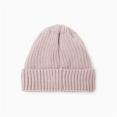 Шапка детская «Крошка Я», размер 44-46 см, пудровая