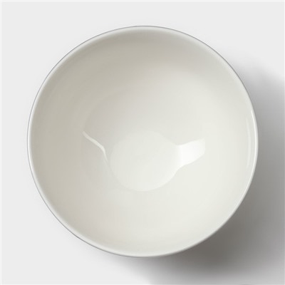 Салатник Magistro La Perle, 250 мл, d=10.2 см, фарфор, белый