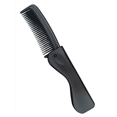 Rama Rose Расческа-гребень складной для волос, усов и бороды, пластик, 17,8 см 24504