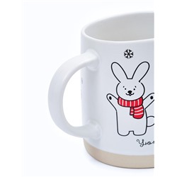 Кружка новогодняя керамическая «Уютных праздников», 360 мл, ручная работа