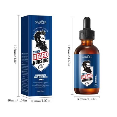 SADOER Масло для ухода за бородой Beard Nursing Oil, 55 мл.