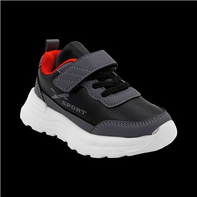 Кроссовки В865-5 черно красные