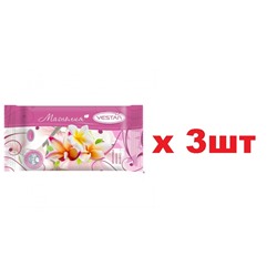 Vestar Влажные салфетки 10шт Цветущие деревья Магнолия 3шт