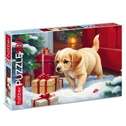 Пазлы 500 "Любопытный щенок"