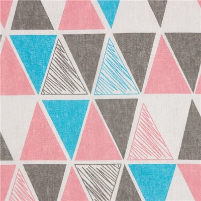 Скатерть «Доляна: Мозаика», размер 145×145 см, 100% полиэстер, рогожка 200 г/м²