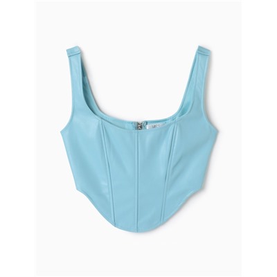 Корсет женский кожаный MIST, размер XL, голубой