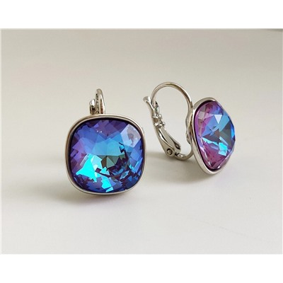 Серьги с кристаллами Swarovski