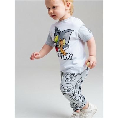 Комплект детский трикотажный для мальчиков: фуфайка (футболка), брюки