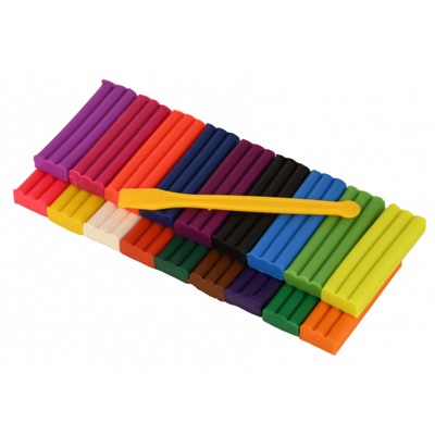 Пластилин восковой 18цв 270 гр. ПВКМ18 Каляка-Маляка