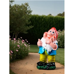 Садовая фигура из гипса «Гном веселый», 43×19×24 см