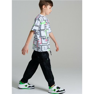 Брюки текстильные джинсовые для мальчиков